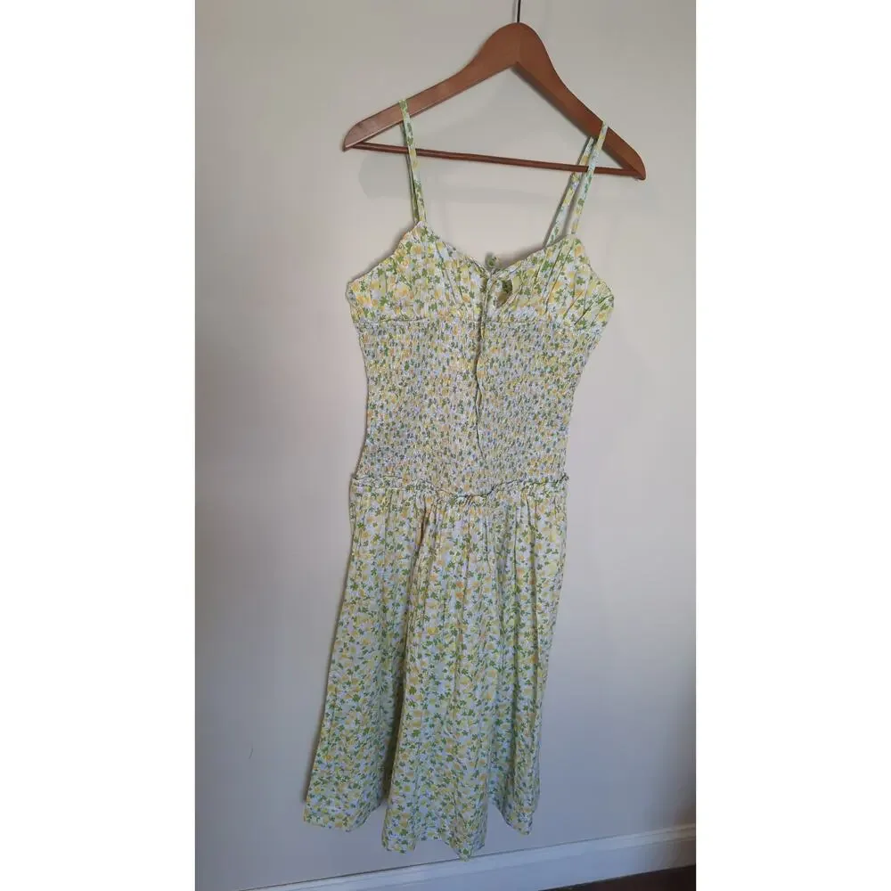 Free People Lavender Daze Smocked Midi Dress
